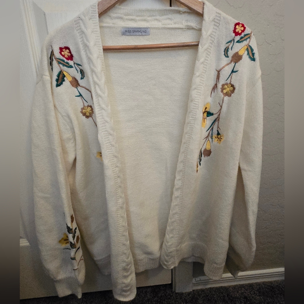 Flower cardigan